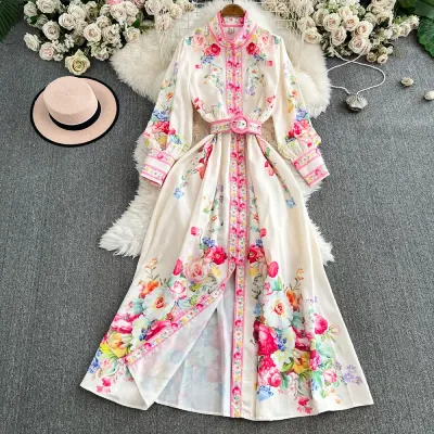 FLOWER SERIES SLIMMING DRESS
